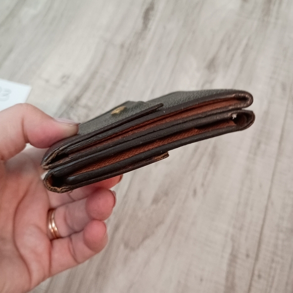 LOUIS VUITTON Bi -fold Wallet Monogram Monogram Canvas Authentic - Picture 9 of 12